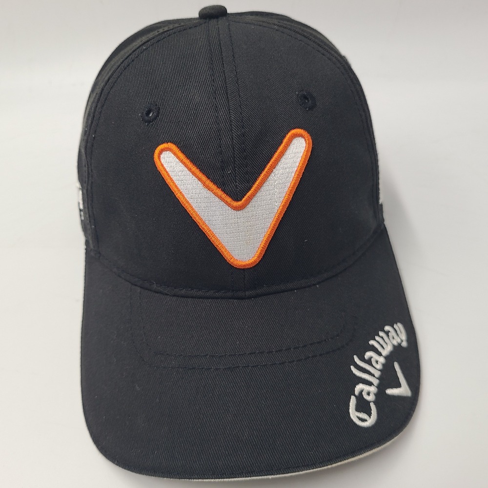 Callaway Hat Adjustable Black Orange FT Fusion Technology Tour i Series Golf Men